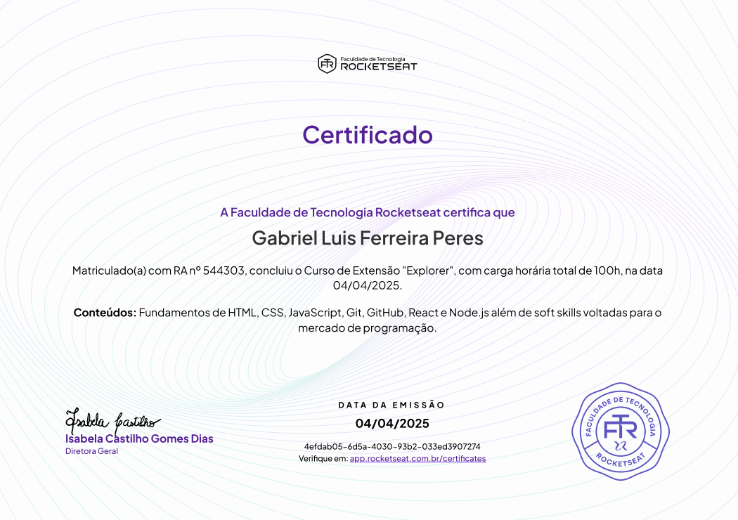 Certificado